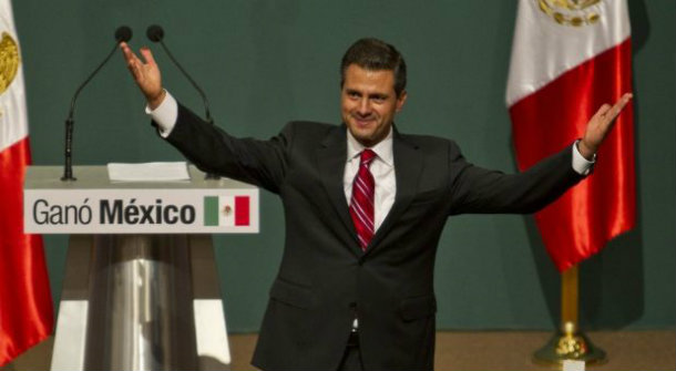 Peña Nieto. Transmisión de poderes.