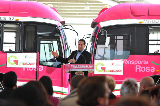 Eruviel. Transporte rosa.