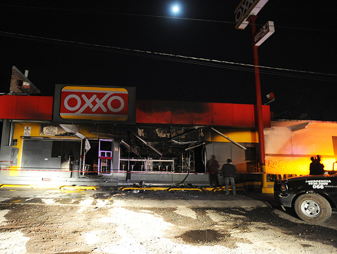 Tiendas Oxxo. Ataques.
