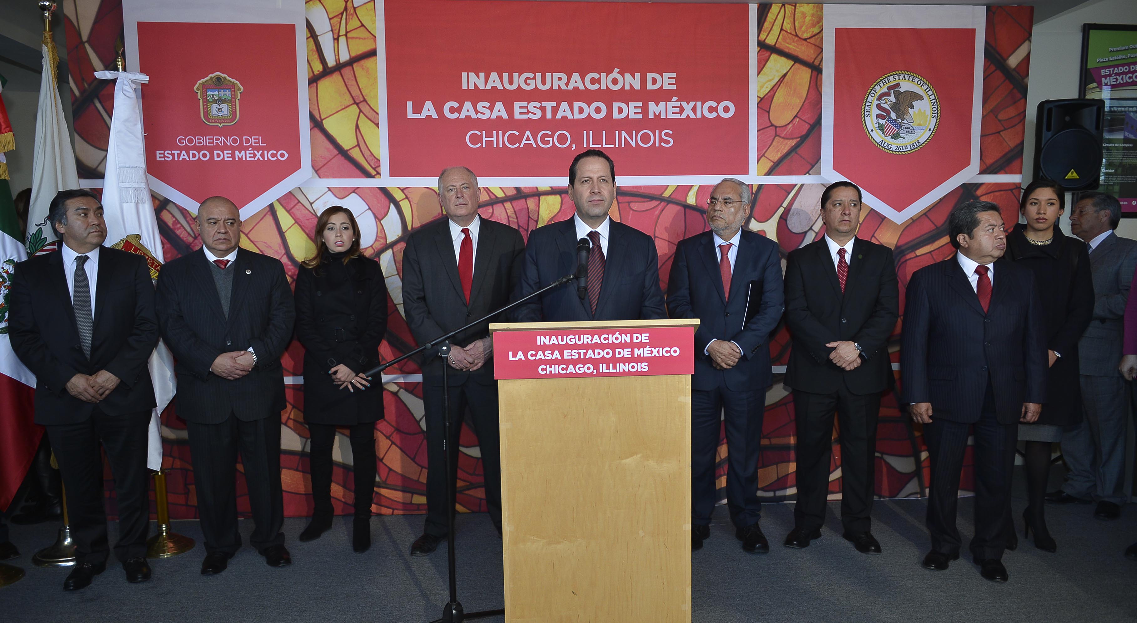 Eruviel Ávila. Atención al migrante.
