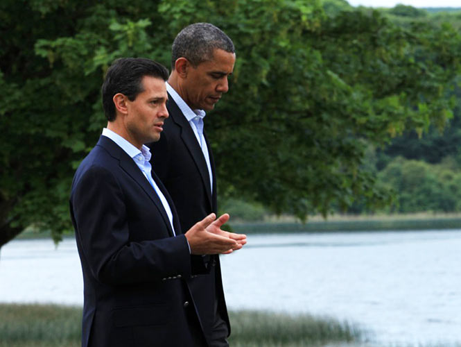 Peña y Obama. El encuentro.