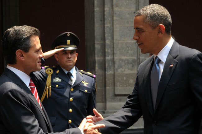 La vista de Obama. Zona sitiada.