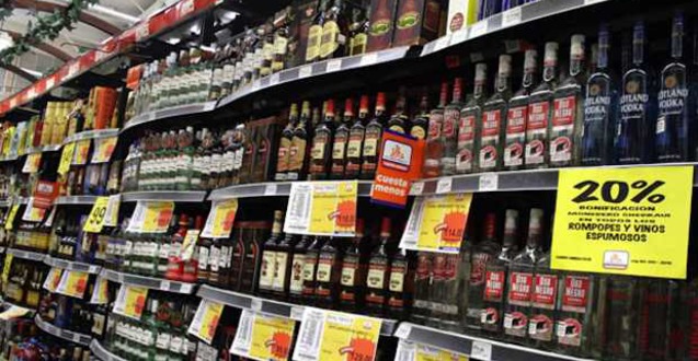 Venta de alcohol. Restricción de horarios.