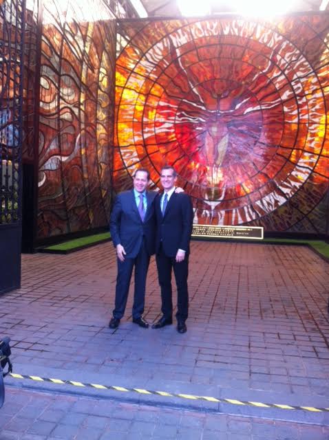 Eruviel Ávila y Eric Garcetti. Encuentro Bilateral.