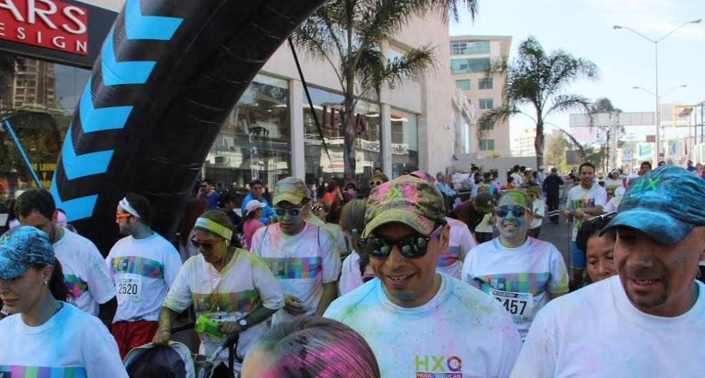 The Color Run. Convivencia familiar.