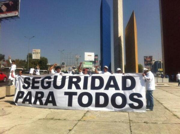 Marcha por la paz. Satélite.