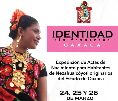 Expedición de actas de nacimiento. Neza.