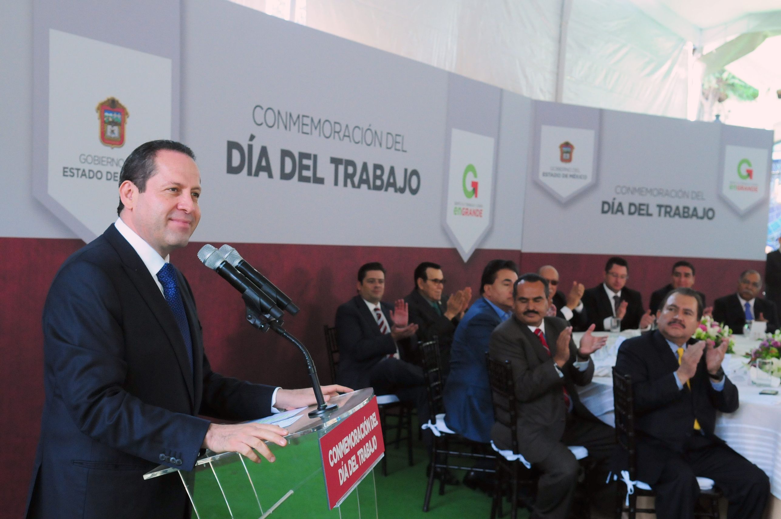 Eruviel Ávila. Reunión con líderes sindicales.