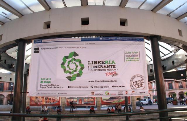 Librería Itinerante. Once pabellones.