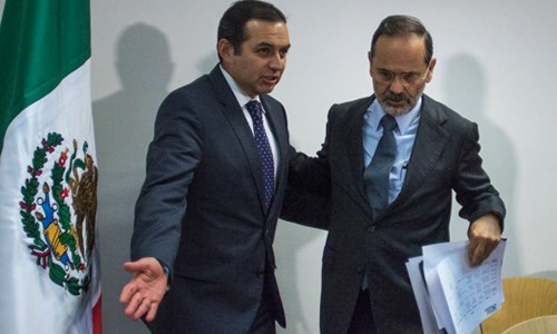 Gustavo Madero y Ernesto Cordero. Contienda.