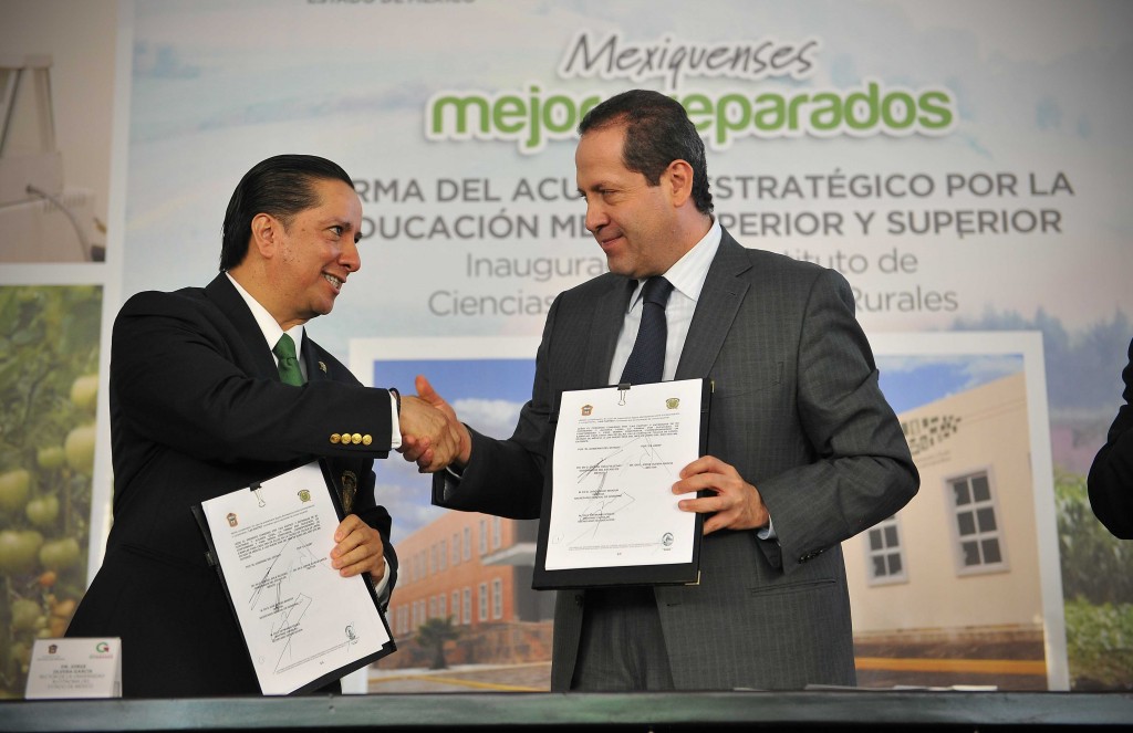 Eruviel Ávila y Jorge Olvera. Convenio estratégico.