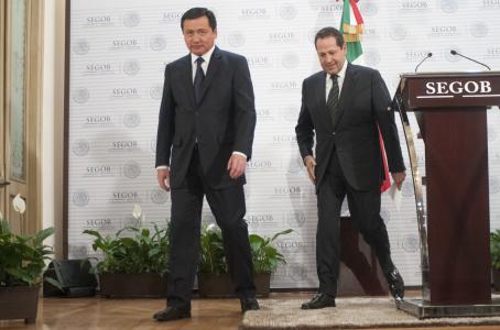 Eruviel y Osorio Chong. Foto archivo.