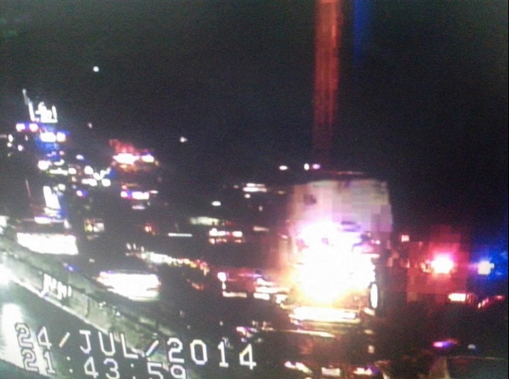 Accidente carretero. Foto: Twitter.