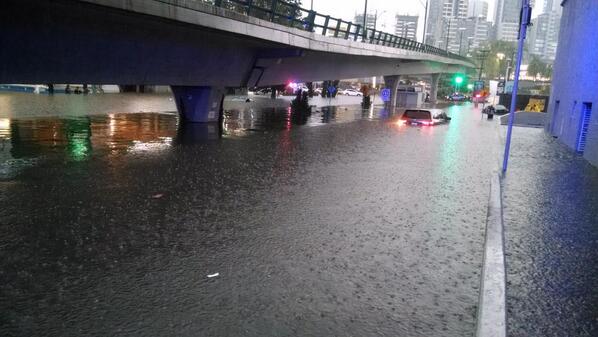 Interlomas. Inundaciones.