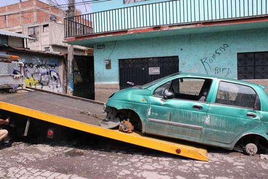 Vehículos chatarra. Retiro.