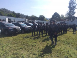 Gendarmería. Operativo en Valle de Bravo.