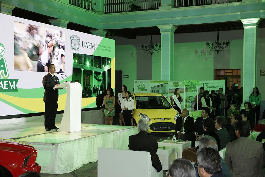 Jorge Olvera. Sorteo UAEM.