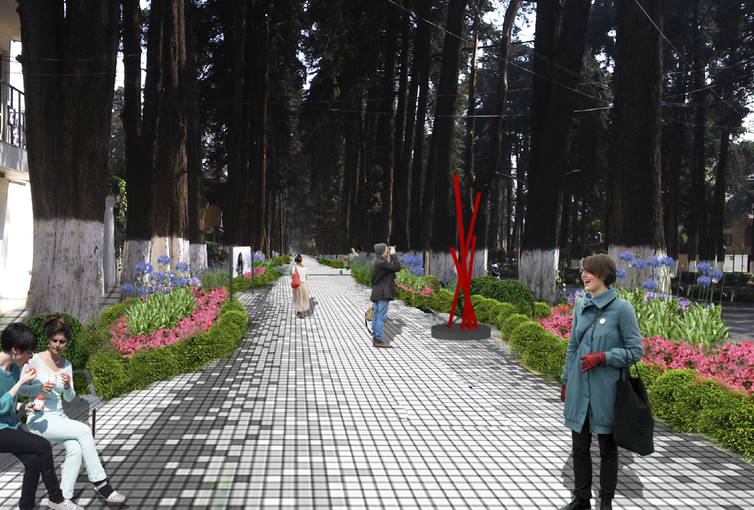 Paseo Colón. En remodelación.