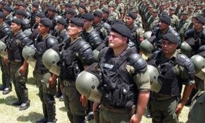 Gendarmería Nacional. A zona oriente.