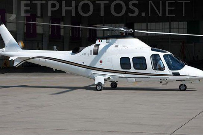 Helicóptero del Edomex. Desplome.
