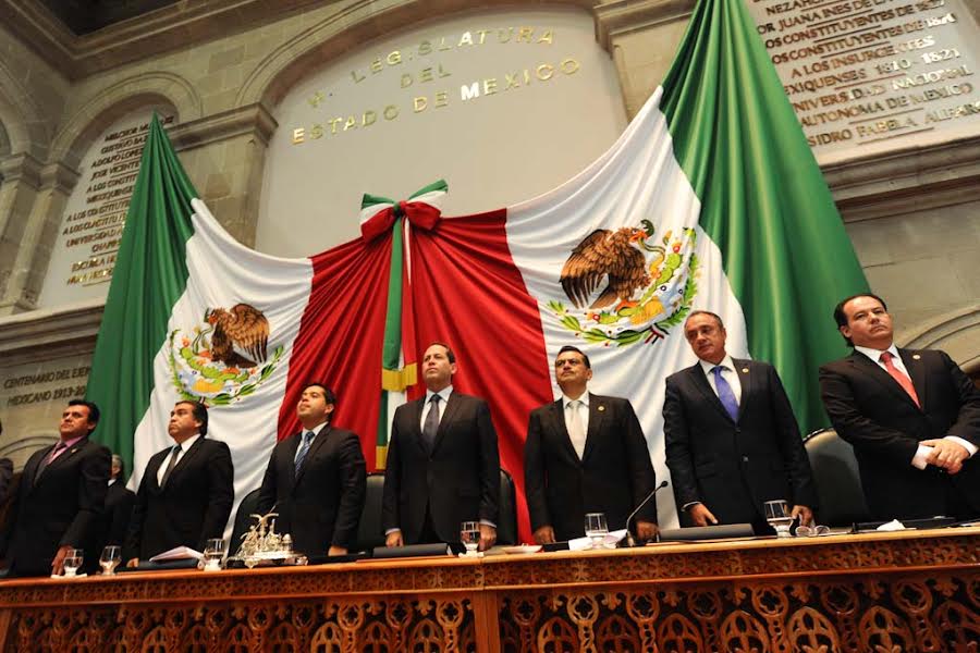 Legislatura mexiquense. Apertura de sesiones.