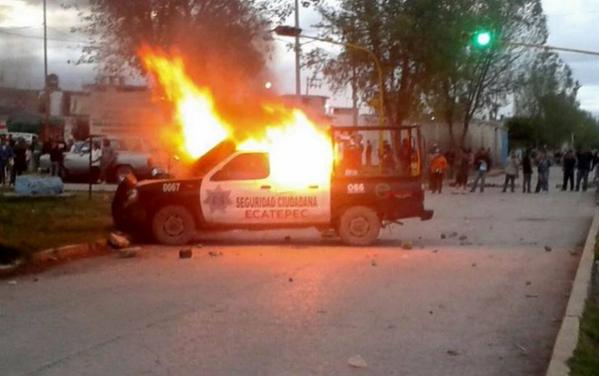 Ecatepec. Disturbio social.