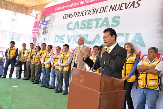 Casetas de vigilancia. Puntos estratégicos.