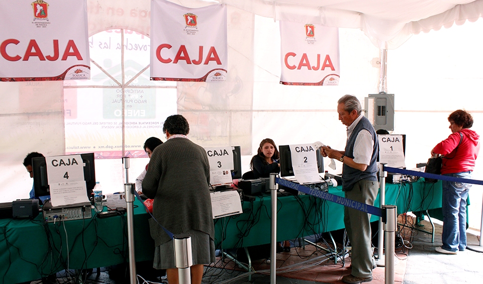 Pago de predial. Toluca ofrece descuentos. Foto Especial.