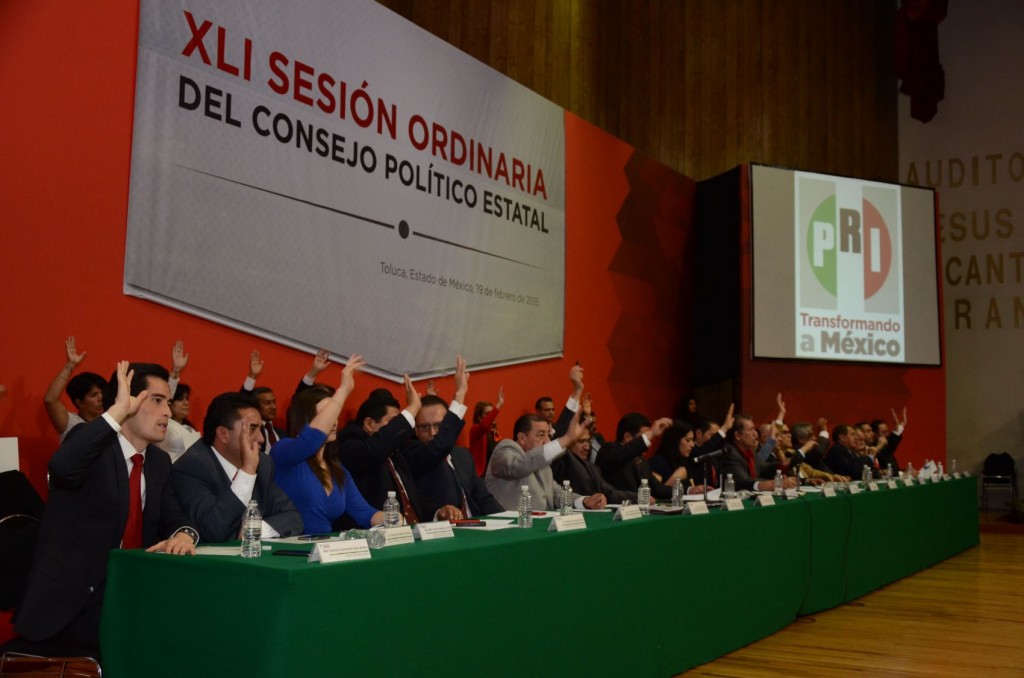 Las reglas priístas. La selección de candidatos. Foto Agencia MVT.