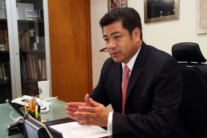 Miguel Sámano. Por primera vez va por el PRI. Foto Agencia MVT.