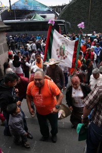 Peregrinación desde Toluca. Rumbo a la Basílica de Guadalupe. Foto Agencia MVT.