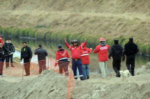Labores de rescate. Emergencia río Verdiguel. Foto Agencia MVT.