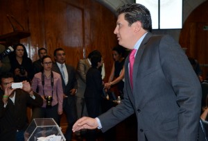 David López. Tras la alcaldía de Metepec. Foto Agencia MVT.