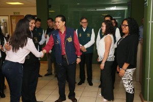 Jorge Olvera. Gira por Ecatepec. Foto UAEMex.