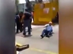 CCH Naucalpan. Se registran disturbios. Foto Twitter.