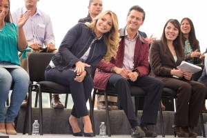 Enrique Peña y Angélica Rivera. En su zona de confort. Foto Presidencia.