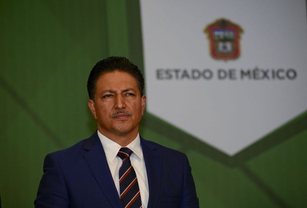 Eduardo Valiente, comisionado de Seguridad en Edomex (Foto Agencia MVT)