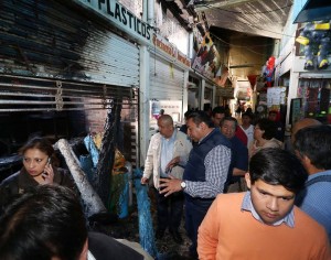 Braulio Álvarez. Supervisión al Mercado Juárez. Foto Especial.