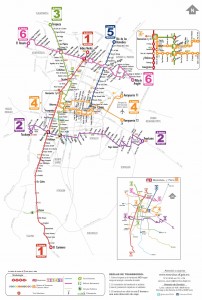 Mapa MEtrobús