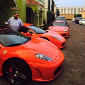 Su colección de autos. Foto Especial