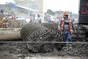 SE DOBLO OTRA ESTRUCTURA EN LAS OBRAS DEL TREN INTERURBANO MEXICO-TOLUCA